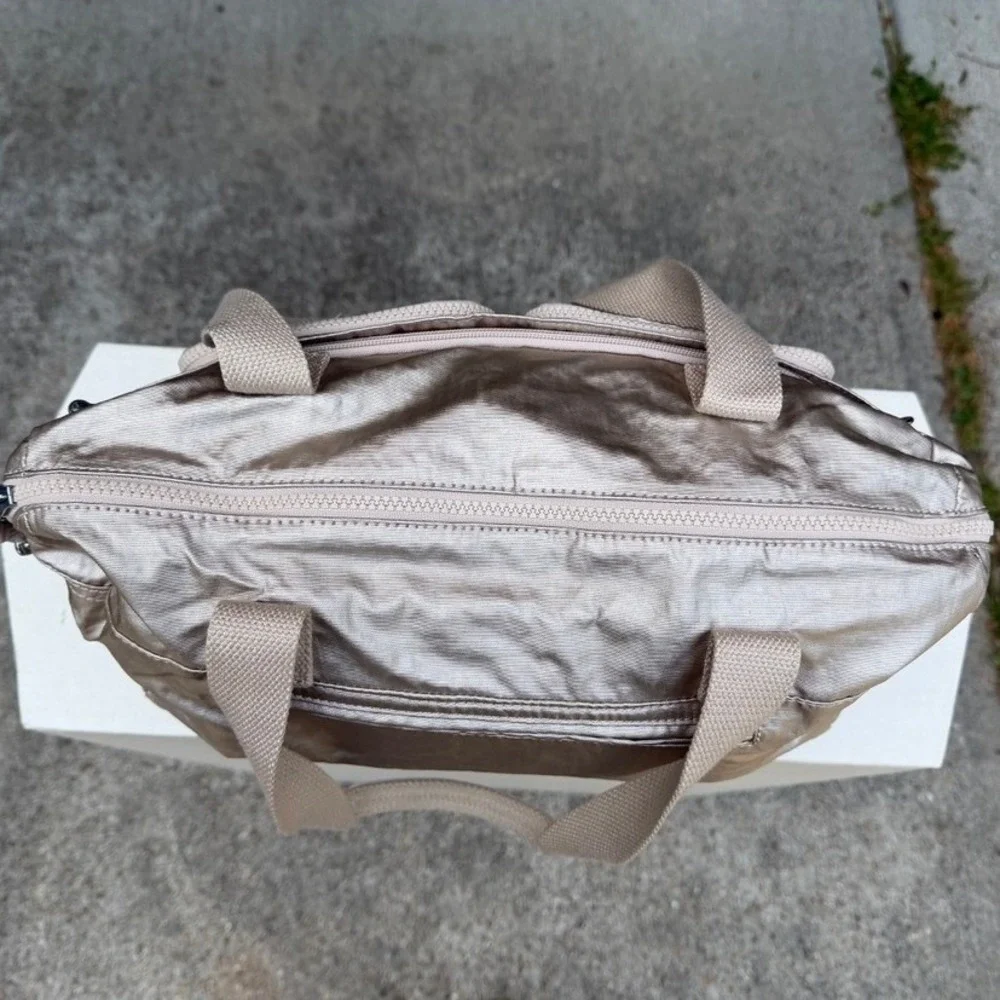 Kipling Cyrene Front Pocket Satchel‎ in Champagne